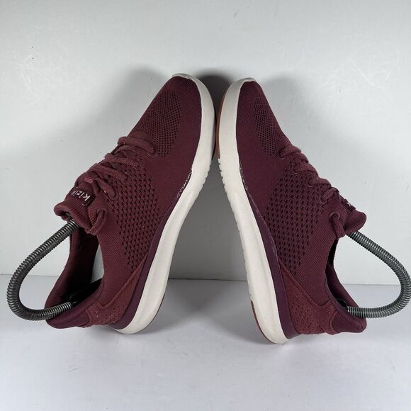 Kizik Lima Red Hands Free Lace Up Shoes Sneakers Women's Size 6.5 - Picture 5 of 9